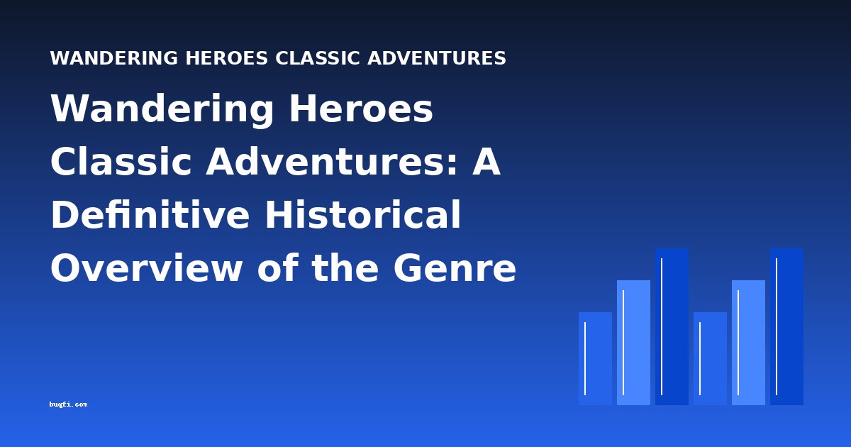 Wandering Heroes Classic Adventures: A Definitive Historical Overview of the Genre