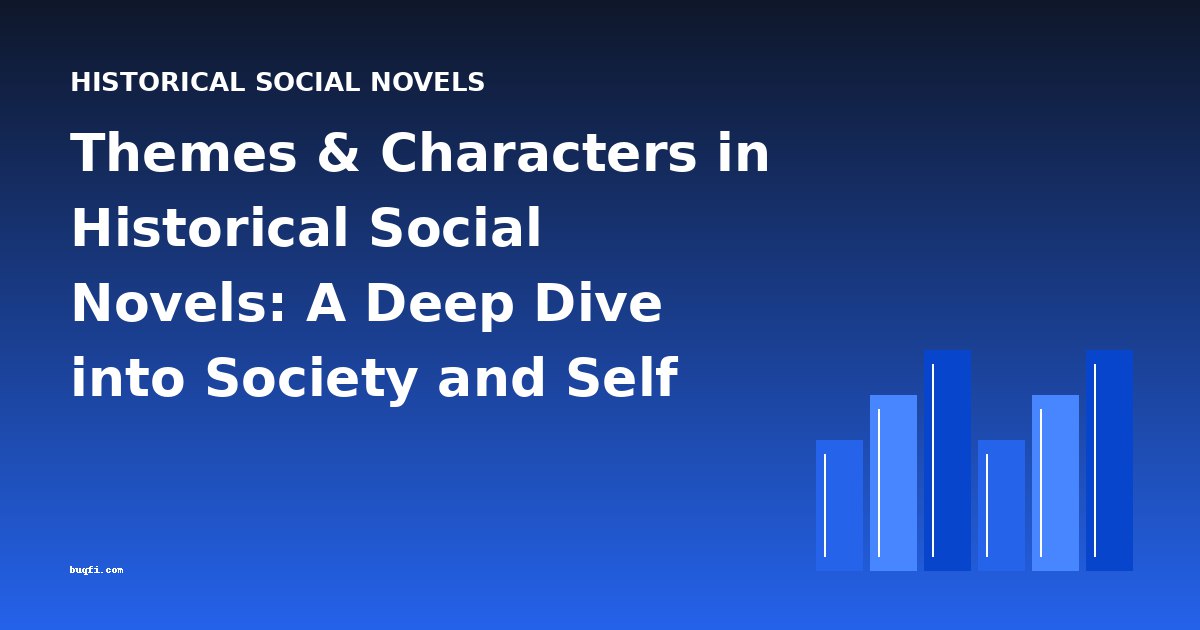 Themes & Characters in Historical Social Novels: A Deep Dive into Society and Self