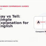 Say vs Tell: Simple Explanation for English Learners