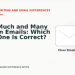 Much and Many in Emails: Which One Is Correct?